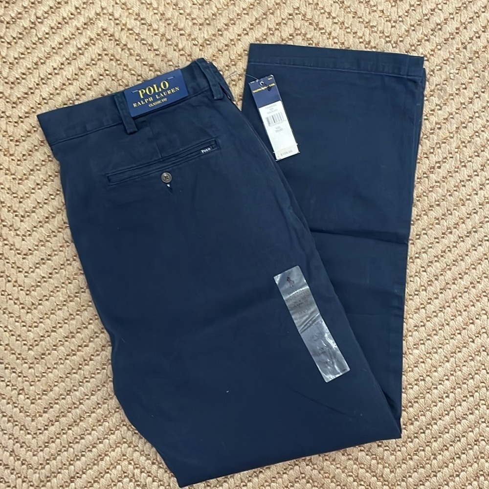 Ralph Lauren - NWT Classic Fit Men's Pants - Navy - 36x30